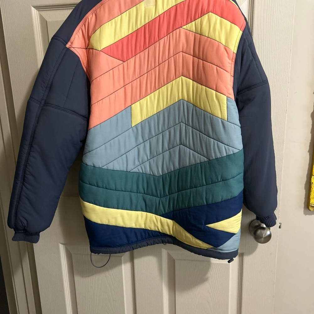 Free People Midnight Moon Bomber Jacket Sz XSmall Oversized - Picture 7 of 12
